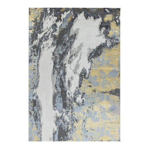 Elit Dark Cloud Grey Gold Rug