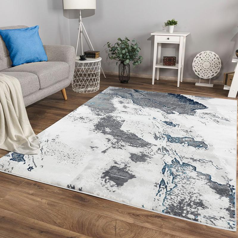 Elit Ocean Grey Blue Rug