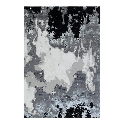 Elit Post Grey Black Rug