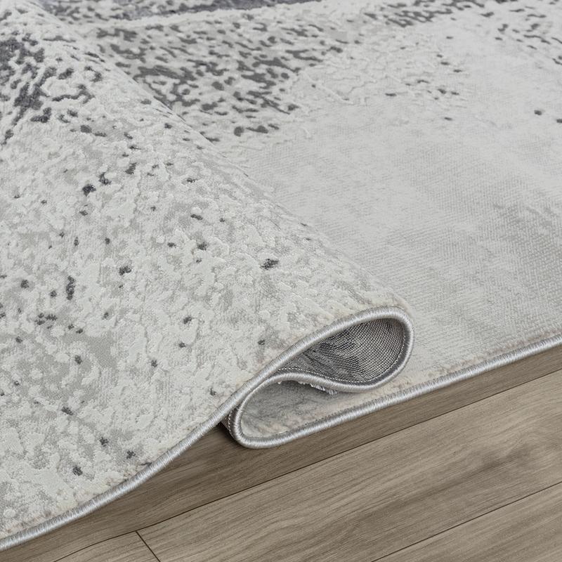Elit Rustic Grey Black Rug