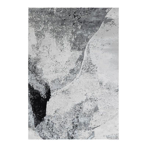 Elit Rustic Grey Black Rug