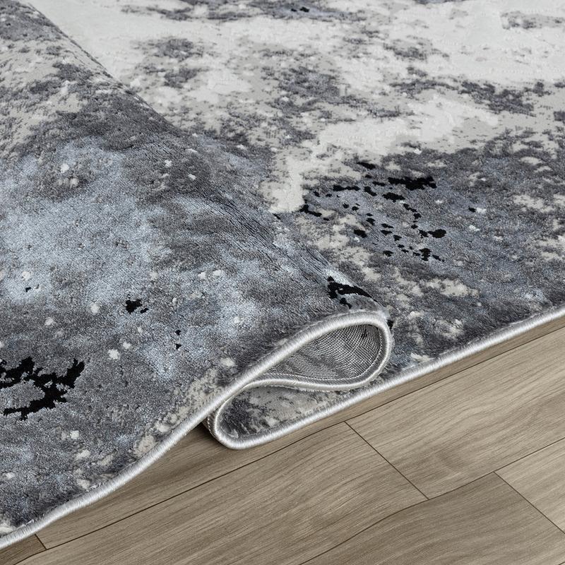 Elit Softy Grey Black Rug