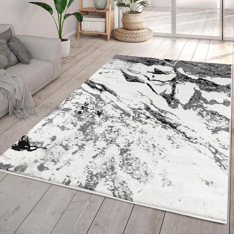 Elit Unique Grey Black Rug
