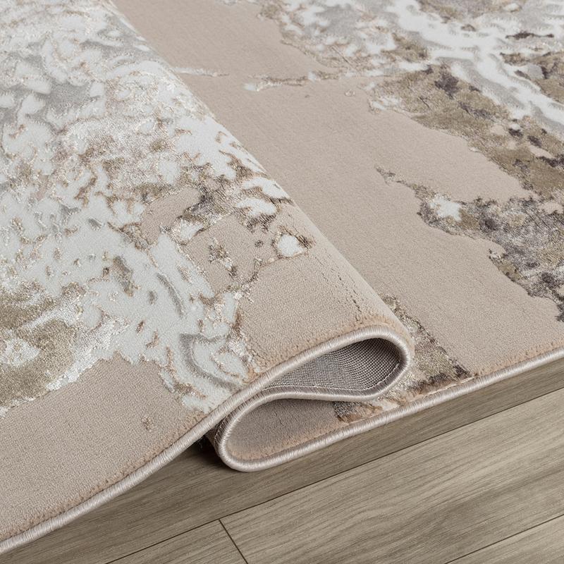 Elit PLAIN Beige Brown Rug