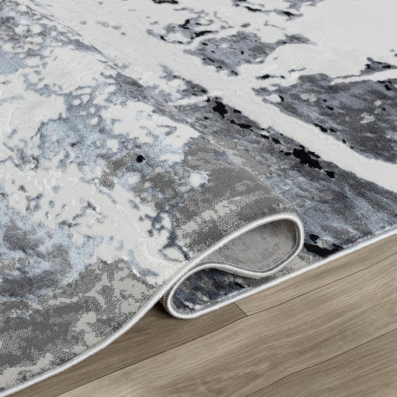 Elit Vibe Grey Black Rug
