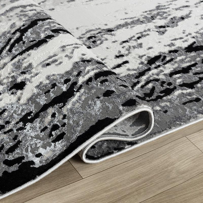 Elit Wing Grey Black Rug