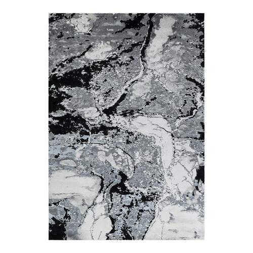 Elit Zenpine Grey Black Rug