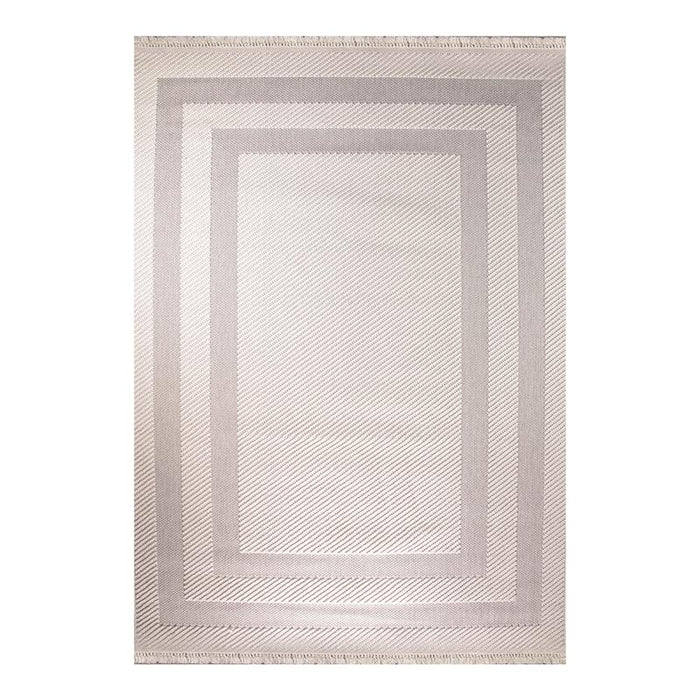 Favori Double Pattern Beige Rug - Kristal Carpets