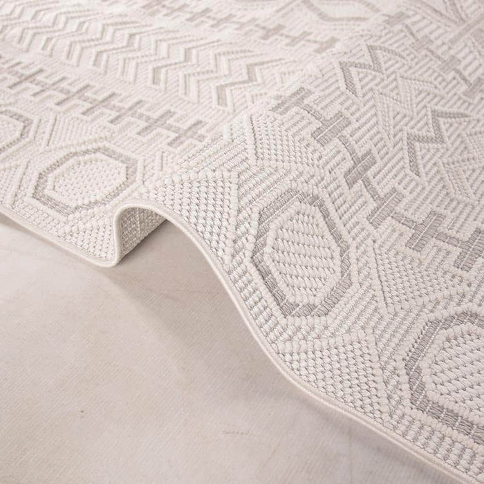 Favori Ethnic Pattern Beige Rug