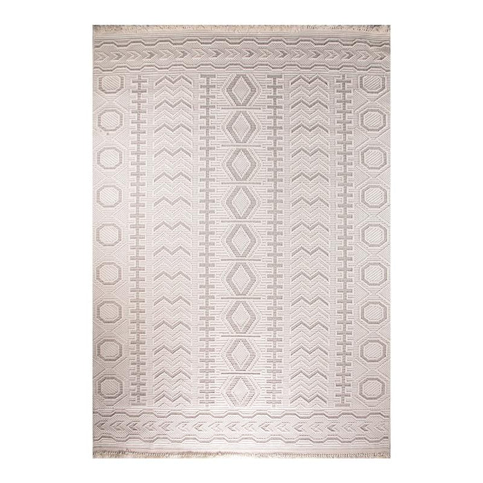 Favori Ethnic Pattern Beige Rug