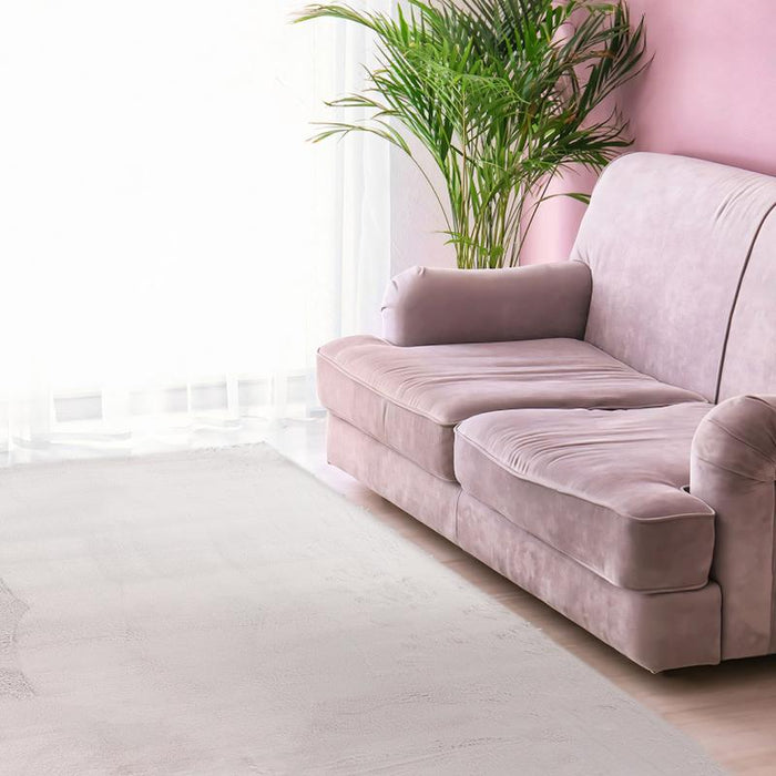 Kurk Faux Fur Grey Rug