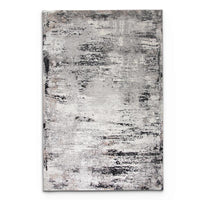 Merry Grey Black Rug MR267