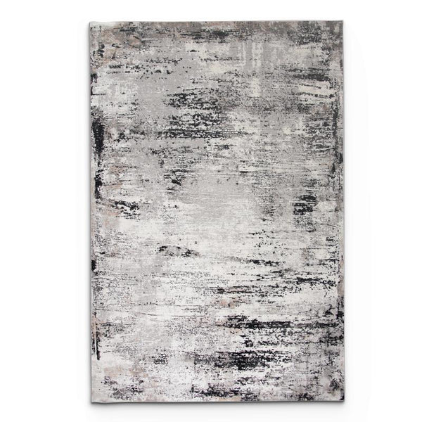 Merry Grey Black Rug MR267