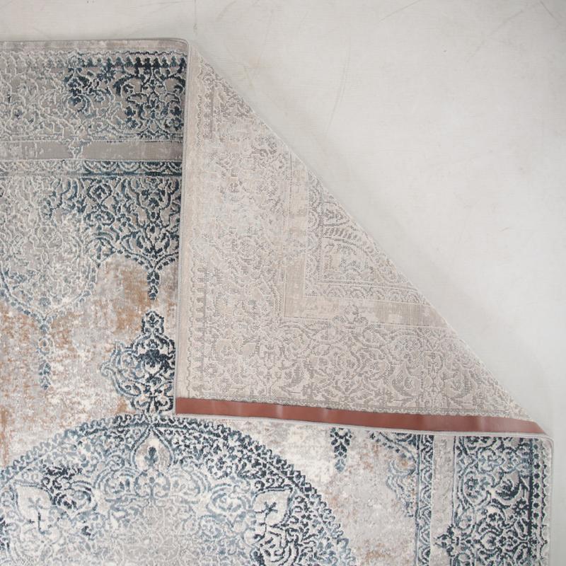 Merry Grey Navy Rug MR249