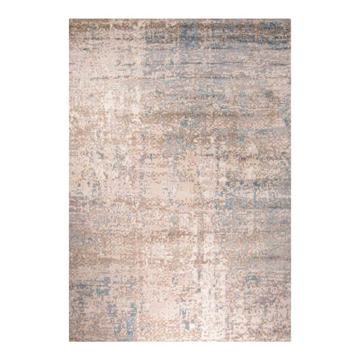Rainbow Soft Dot Pattern Beige Rug