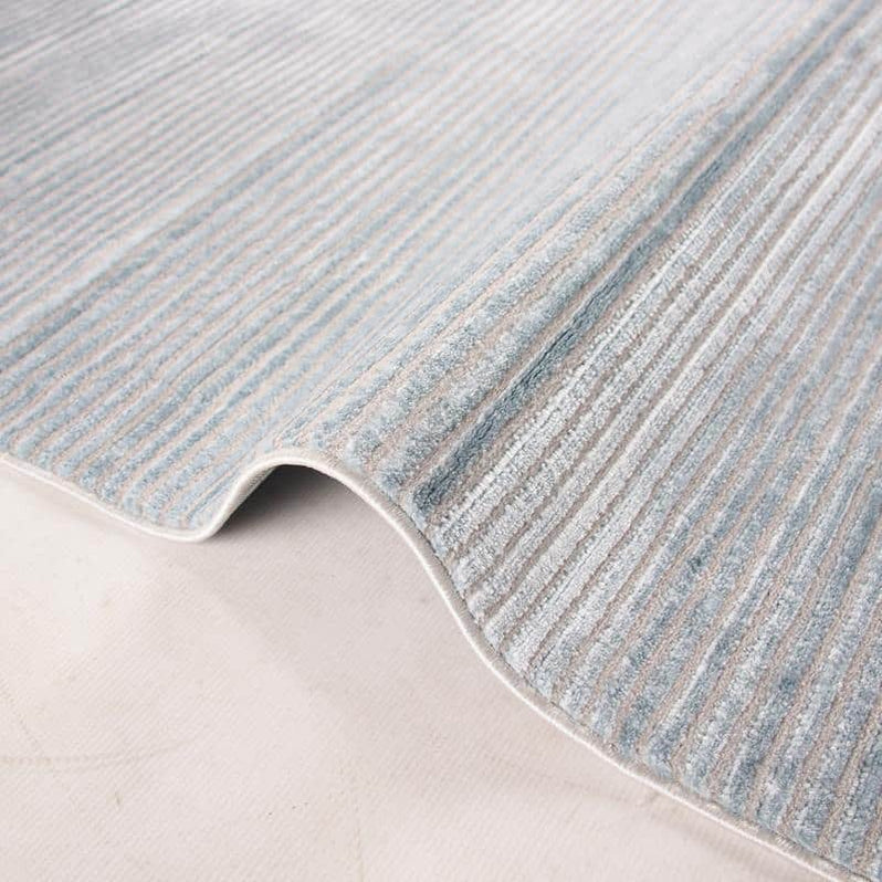 Rainbow Soft Trans Blue Rug - Kristal Carpets