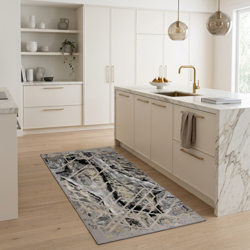 Alin Gold Grey Rug - 05747F