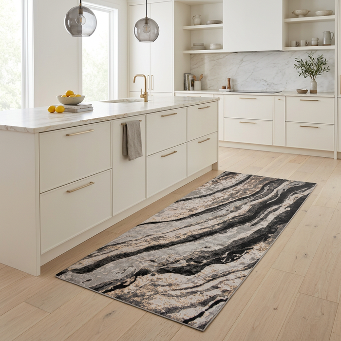Alin Yellow Grey Rug - 06733F