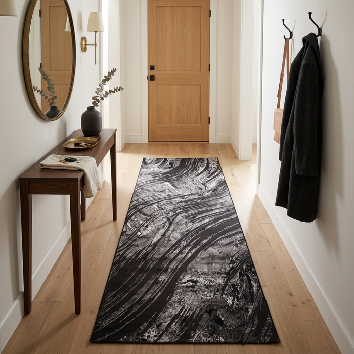 Alin Qelis Antracite Rug