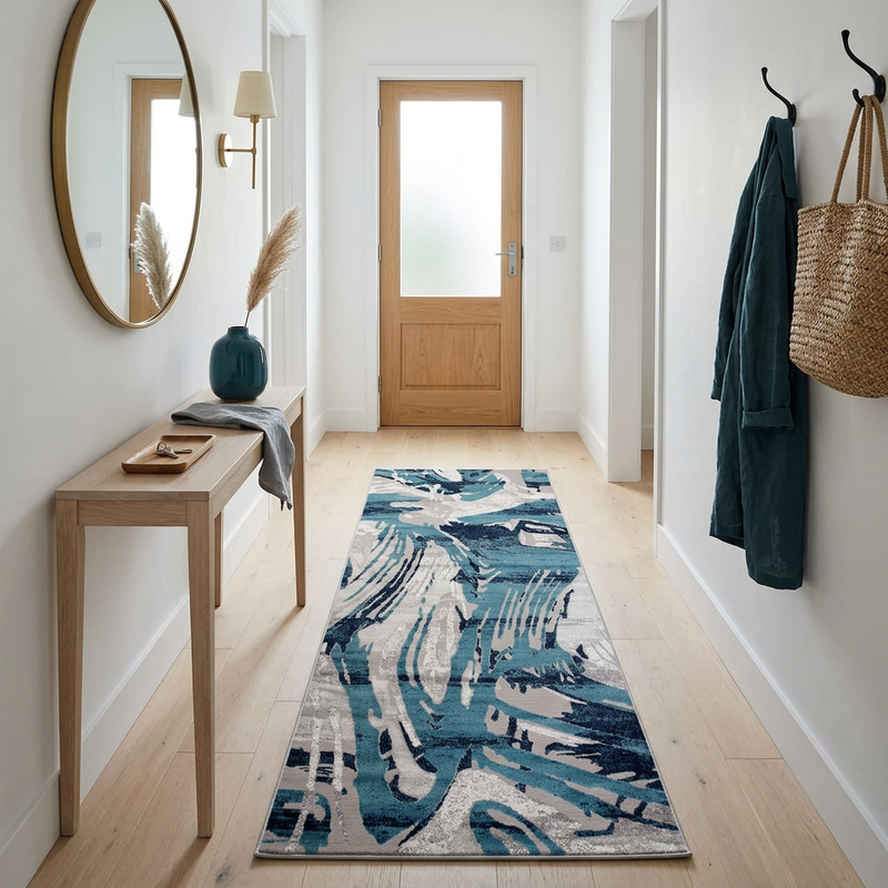 Alin Blue Grey Rug - 06565F