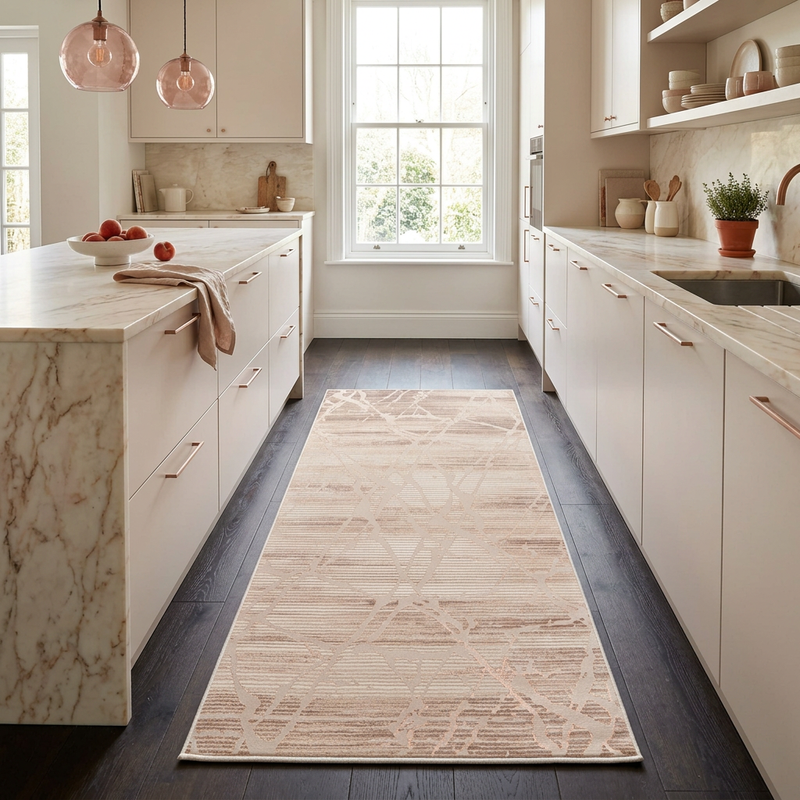 Alin Gold Beige Rug - 00062D