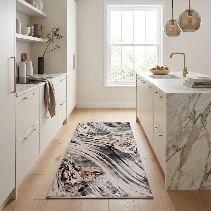 Alin Yellow Grey Rug - 06572F