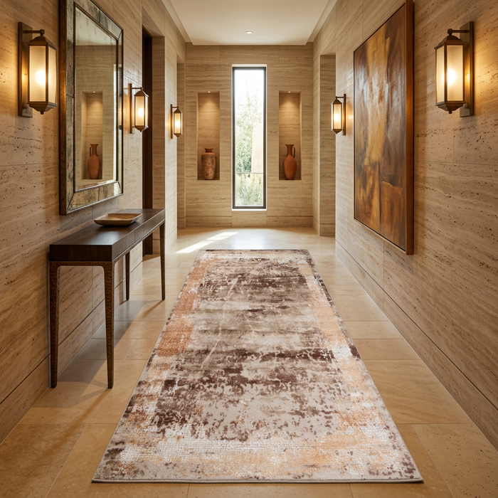 Alin Dark Beige Rug - 04391A