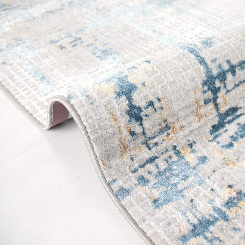 Star Grey Navy Rug - LP418