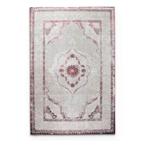 Star Grey Red Black Rug - LP438