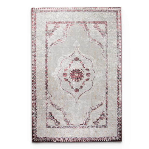 Star Grey Red Black Rug - LP438