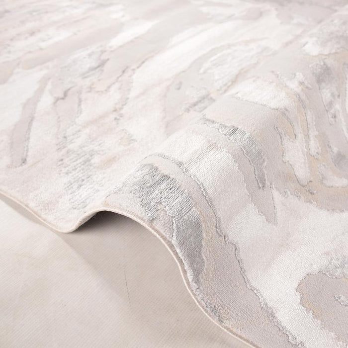 Twister Creamy Cloud Rug - Kristal Carpets