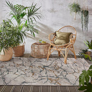 Star Modern Grey Crack Rug - Kristal Carpets