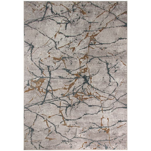Star Modern Grey Crack Rug - Kristal Carpets