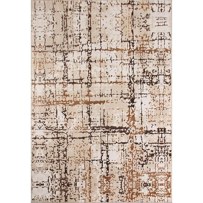 Alin Brown Tex Rug - Kristal Carpets