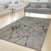 Star Modern Beige Crack Rug - Kristal Carpets