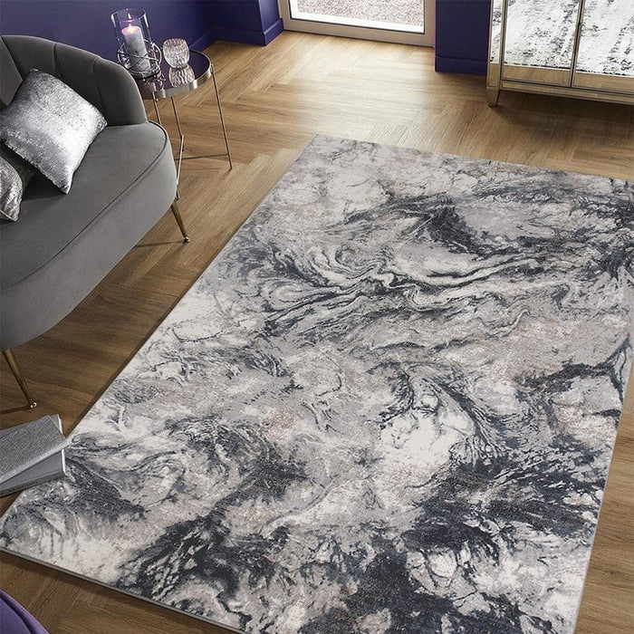 Diva Navy Cosmos Rug - Kristal Carpets