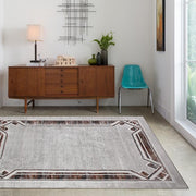 Star Modern Dot Brown Rug - Kristal Carpets