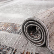 Star Modern Brown D Frame Rug - Kristal Carpets