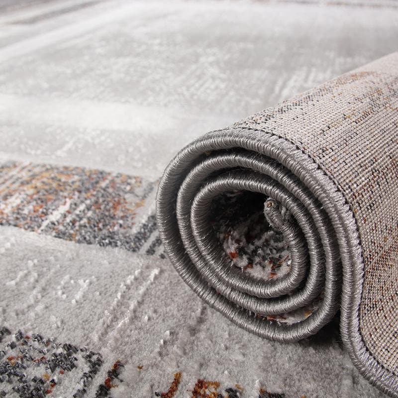 Star Modern Brown D Frame Rug - Kristal Carpets