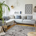 Star Modern Grey Dark Crack Rug - Kristal Carpets