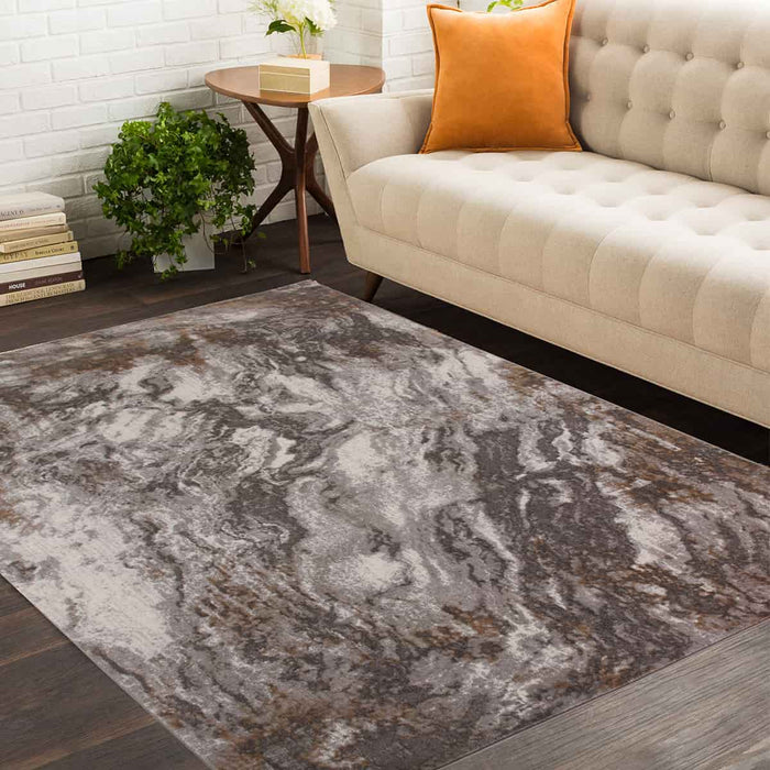 Diva Cosmos Grey Rug - Kristal Carpets