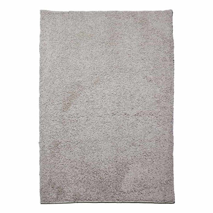 Halhal Polypropylene Shaggy Beige Rug 150x200 - Kristal Carpets