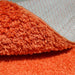 Halhal Polypropylene Shaggy Orange Rug 150x200 - Kristal Carpets