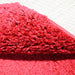 Halhal Polypropylene Shaggy Red Rug 150x200 - Kristal Carpets