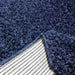 Halhal Polypropylene Shaggy Dark Blue Rug 150x200 - Kristal Carpets