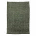 Halhal Polypropylene Shaggy Dark Green Rug 150x200 - Kristal Carpets