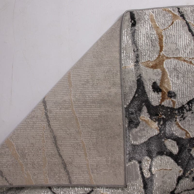 Star Modern Grey Crack Rug - Kristal Carpets