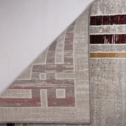 Star Modern Grey Bord Frame Rug - Kristal Carpets