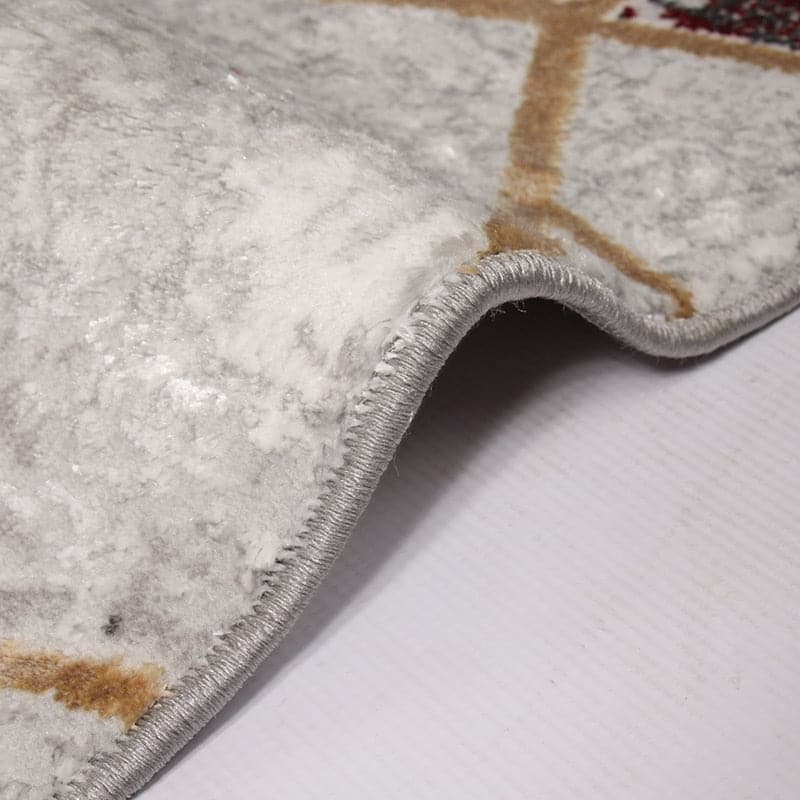 Star Modern Grey Triangle Rug - Kristal Carpets