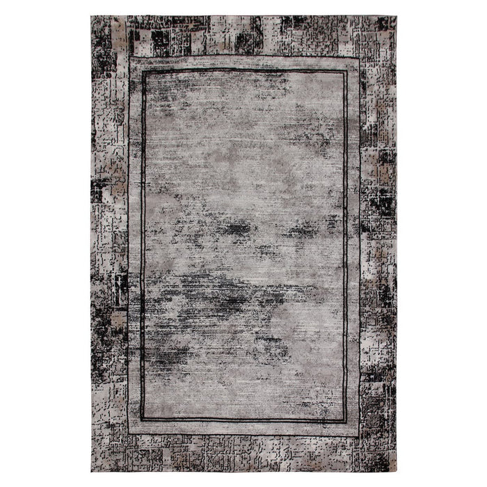 Diva Brown Frame Rug - Kristal Carpets